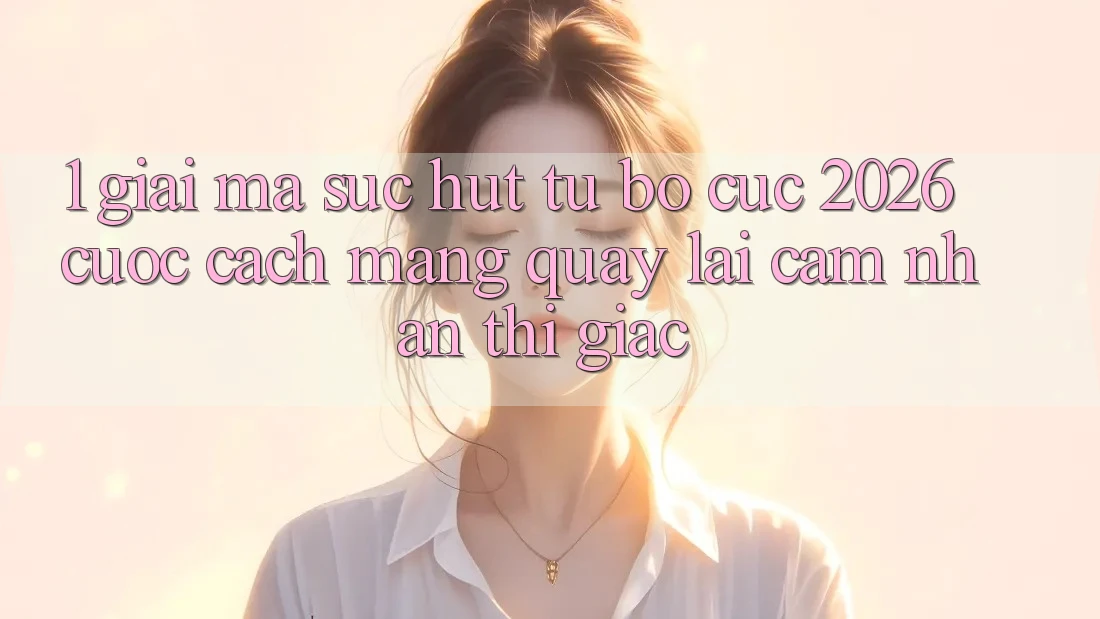 1. Giải Mã Sức Hút Từ “Bố cục 2026” - Cuộc Cách Mạng Quay lại Cảm nhận Thị Giác