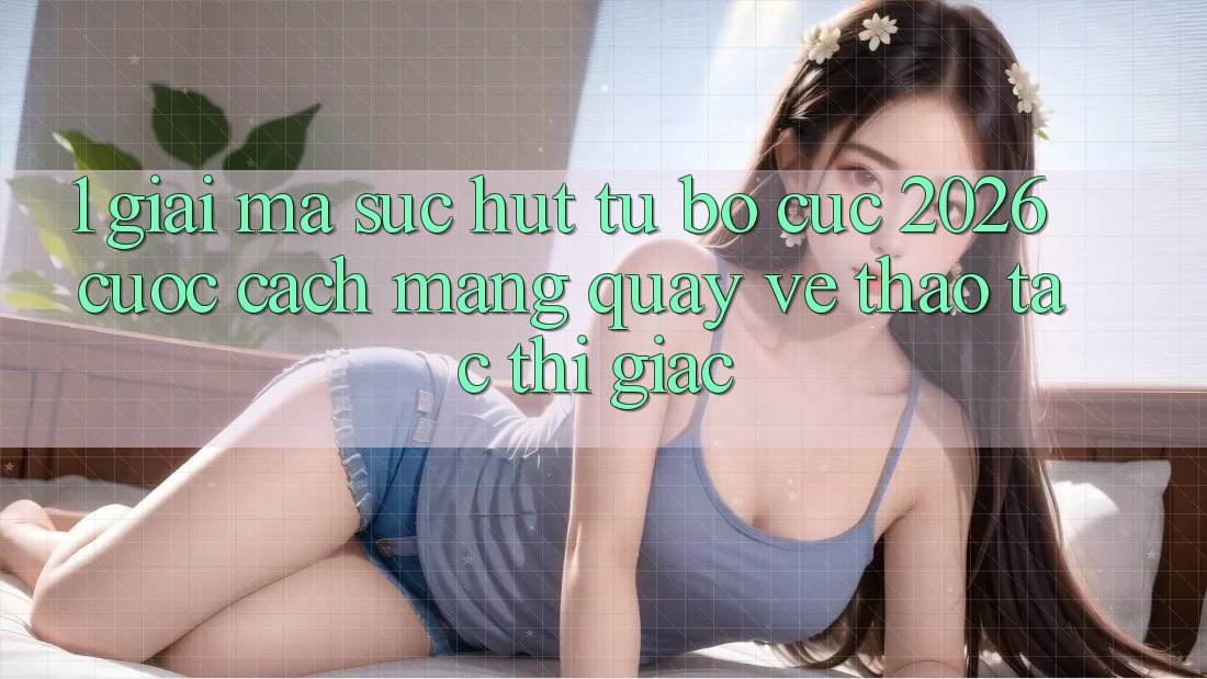 1. Giải Mã Sức Hút Từ “Bố cục 2026” - Cuộc Cách Mạng Quay về Thao tác Thị Giác 1. Giải Mã Sức Hút Từ “Bố cục 2026” - Cuộc Cách Mạng Quay về Thao tác Thị Giác