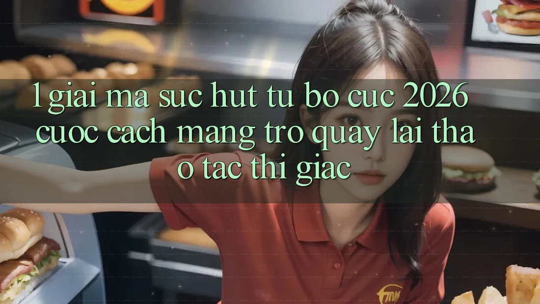 1. Giải Mã Sức Hút Từ “Bố cục 2026” - Cuộc Cách Mạng Trở quay lại Thao tác Thị Giác