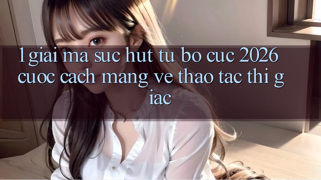 1. Giải Mã Sức Hút Từ “Bố cục 2026” - Cuộc Cách Mạng Về Thao tác Thị Giác