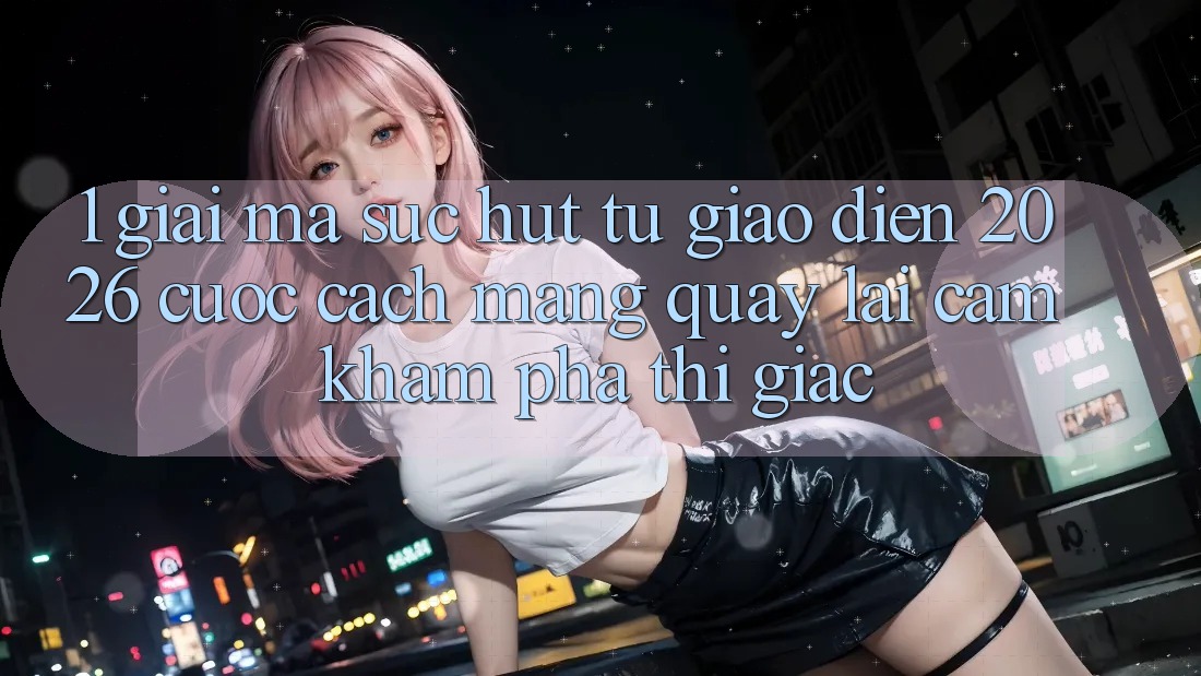 1. Giải Mã Sức Hút Từ “Giao Diện 2026” - Cuộc Cách Mạng Quay lại Cảm khám phá Thị Giác