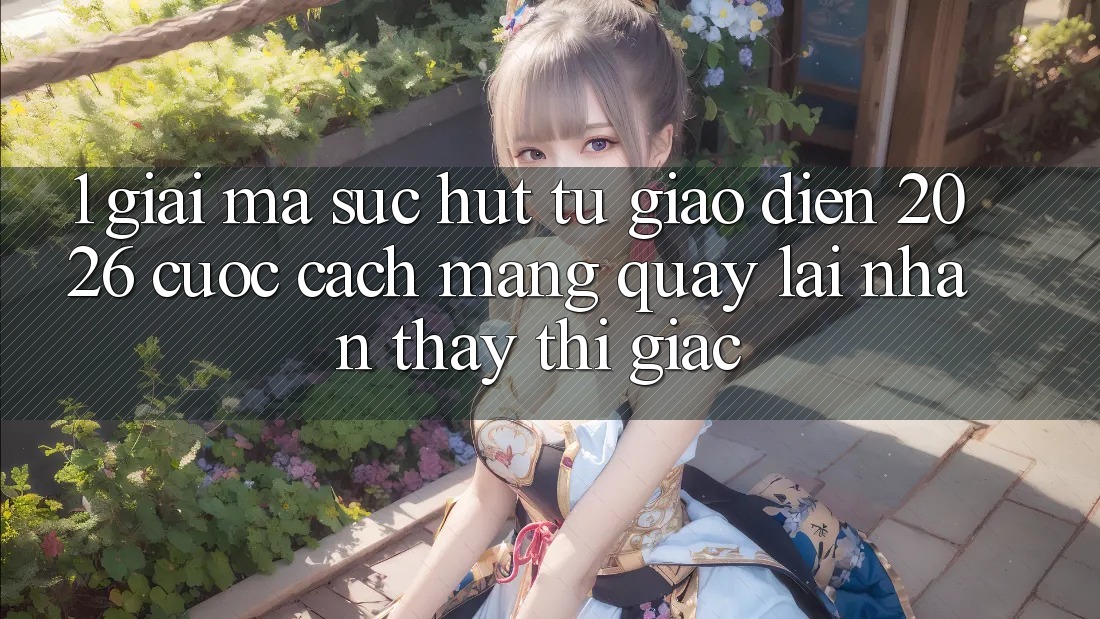 1. Giải Mã Sức Hút Từ “Giao Diện 2026” - Cuộc Cách Mạng Quay lại Nhận thấy Thị Giác 1. Giải Mã Sức Hút Từ “Giao Diện 2026” - Cuộc Cách Mạng Quay lại Nhận thấy Thị Giác