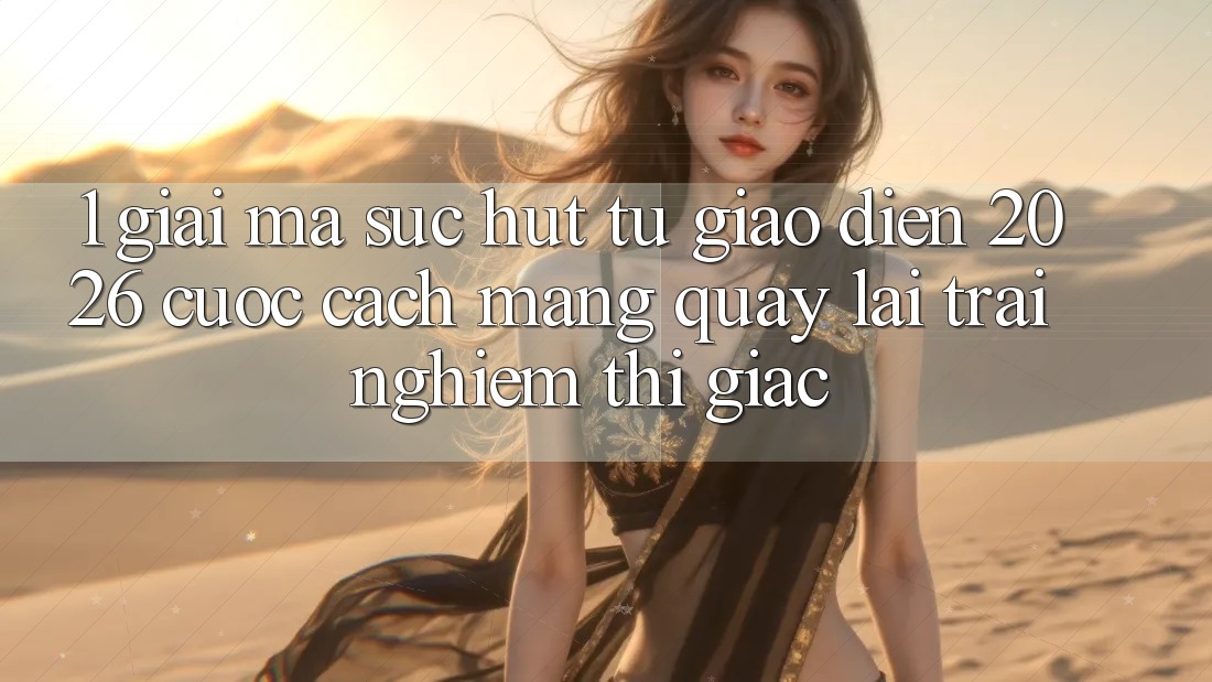1. Giải Mã Sức Hút Từ “Giao Diện 2026” - Cuộc Cách Mạng Quay lại Trải Nghiệm Thị Giác
