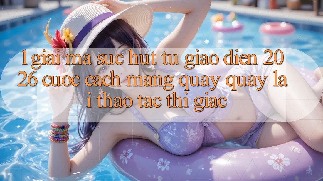 1. Giải Mã Sức Hút Từ “Giao Diện 2026” - Cuộc Cách Mạng Quay quay lại Thao tác Thị Giác