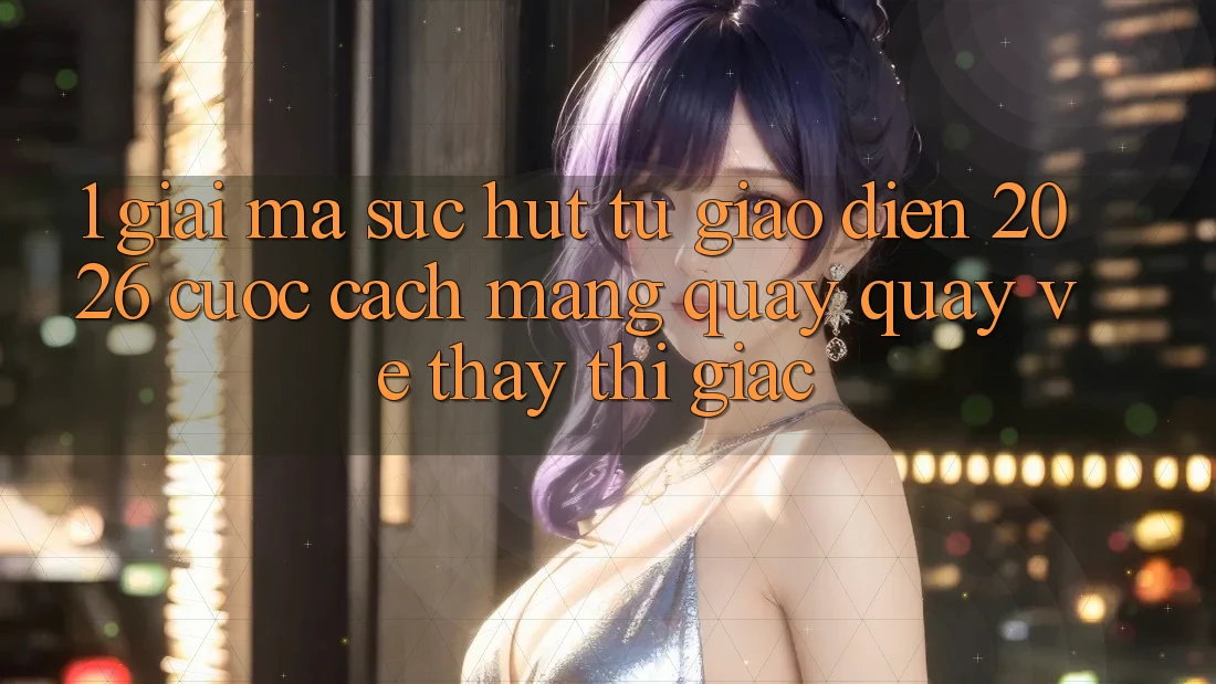 1. Giải Mã Sức Hút Từ “Giao Diện 2026” - Cuộc Cách Mạng Quay quay về Thấy Thị Giác 1. Giải Mã Sức Hút Từ “Giao Diện 2026” - Cuộc Cách Mạng Quay quay về Thấy Thị Giác