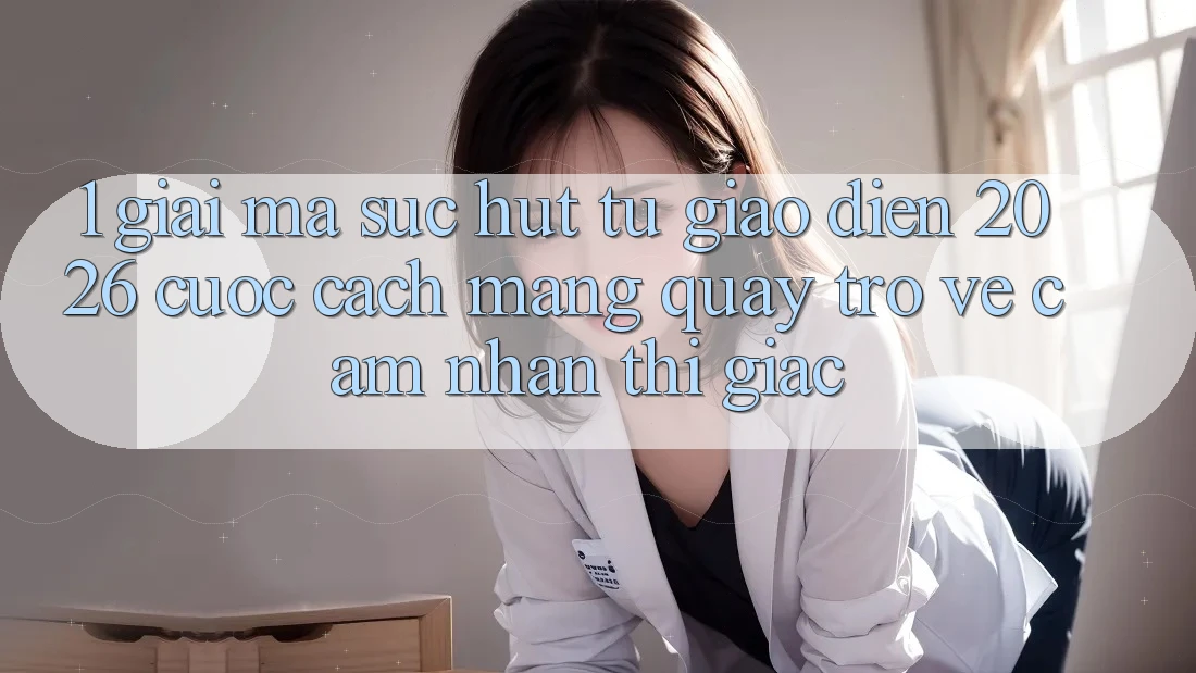 1. Giải Mã Sức Hút Từ “Giao Diện 2026” - Cuộc Cách Mạng Quay trở về Cảm nhận Thị Giác 1. Giải Mã Sức Hút Từ “Giao Diện 2026” - Cuộc Cách Mạng Quay trở về Cảm nhận Thị Giác