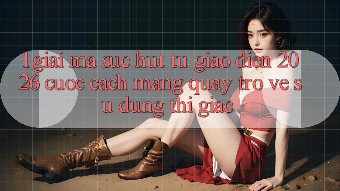 1. Giải Mã Sức Hút Từ “Giao Diện 2026” - Cuộc Cách Mạng Quay trở về Sử dụng Thị Giác