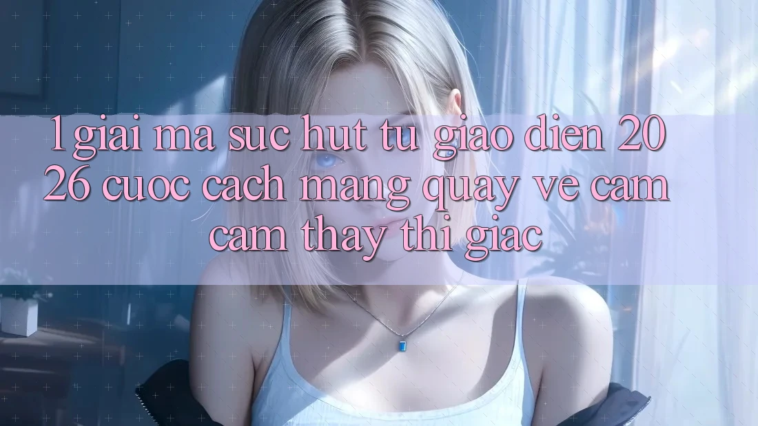 1. Giải Mã Sức Hút Từ “Giao Diện 2026” - Cuộc Cách Mạng Quay về Cảm cảm thấy Thị Giác 1. Giải Mã Sức Hút Từ “Giao Diện 2026” - Cuộc Cách Mạng Quay về Cảm cảm thấy Thị Giác