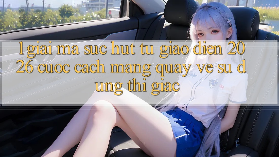 1. Giải Mã Sức Hút Từ “Giao Diện 2026” - Cuộc Cách Mạng Quay về Sử dụng Thị Giác