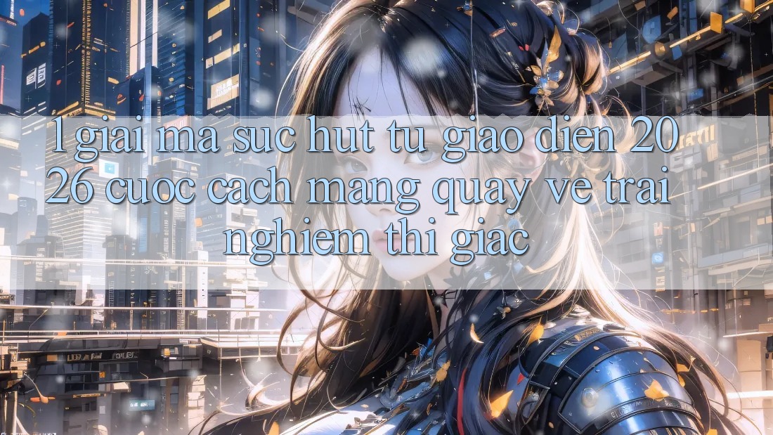 1. Giải Mã Sức Hút Từ “Giao Diện 2026” - Cuộc Cách Mạng Quay về Trải nghiệm Thị Giác