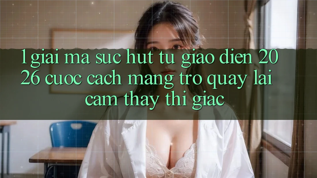 1. Giải Mã Sức Hút Từ “Giao Diện 2026” - Cuộc Cách Mạng Trở quay lại Cảm thấy Thị Giác