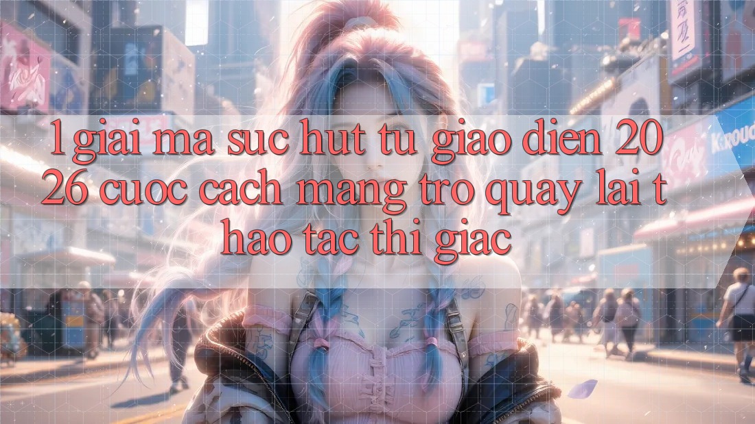 1. Giải Mã Sức Hút Từ “Giao Diện 2026” - Cuộc Cách Mạng Trở quay lại Thao tác Thị Giác