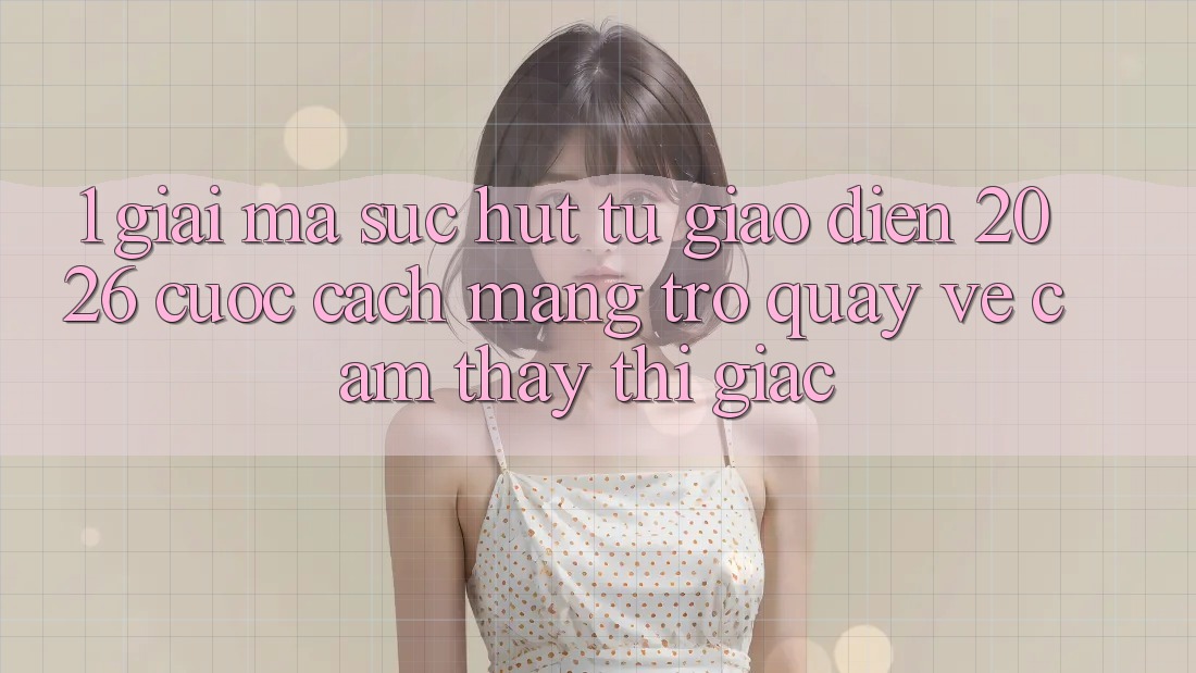 1. Giải Mã Sức Hút Từ “Giao Diện 2026” - Cuộc Cách Mạng Trở quay về Cảm thấy Thị Giác