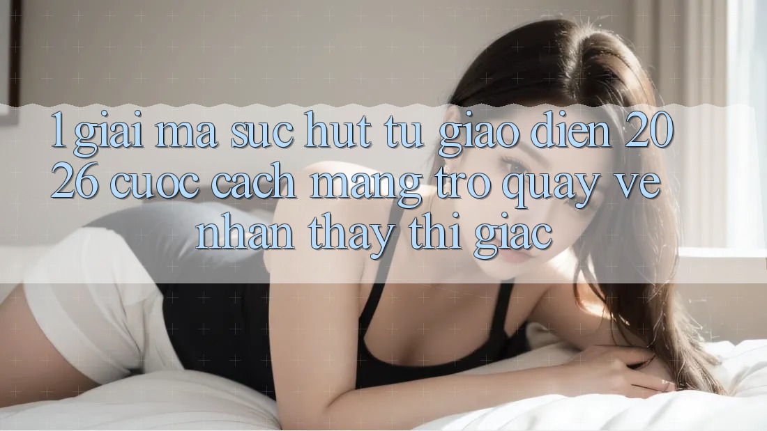 1. Giải Mã Sức Hút Từ “Giao Diện 2026” - Cuộc Cách Mạng Trở quay về Nhận thấy Thị Giác 1. Giải Mã Sức Hút Từ “Giao Diện 2026” - Cuộc Cách Mạng Trở quay về Nhận thấy Thị Giác