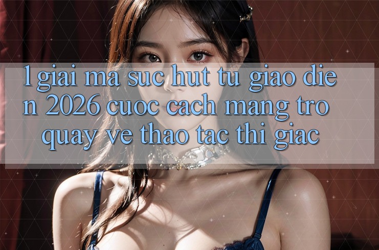 1. Giải Mã Sức Hút Từ “Giao Diện 2026” - Cuộc Cách Mạng Trở quay về Thao tác Thị Giác