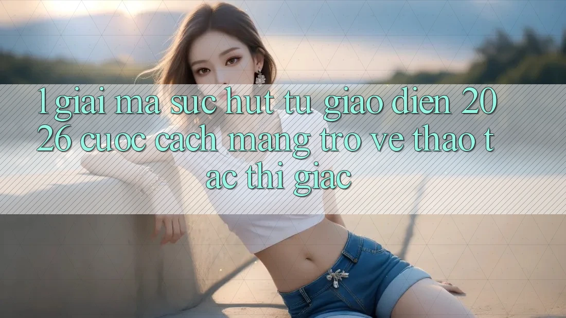 1. Giải Mã Sức Hút Từ “Giao Diện 2026” - Cuộc Cách Mạng Trở về Thao tác Thị Giác 1. Giải Mã Sức Hút Từ “Giao Diện 2026” - Cuộc Cách Mạng Trở về Thao tác Thị Giác