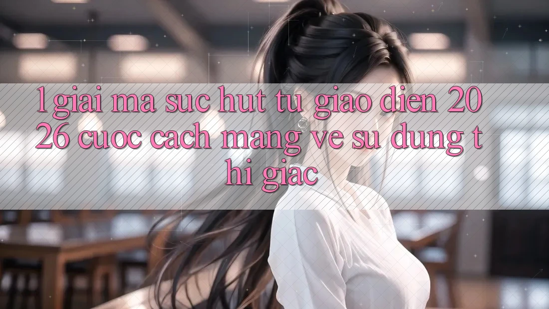 1. Giải Mã Sức Hút Từ “Giao Diện 2026” - Cuộc Cách Mạng Về Sử dụng Thị Giác