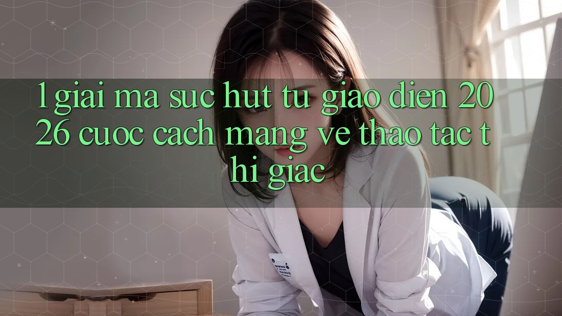 1. Giải Mã Sức Hút Từ “Giao Diện 2026” - Cuộc Cách Mạng Về Thao tác Thị Giác 1. Giải Mã Sức Hút Từ “Giao Diện 2026” - Cuộc Cách Mạng Về Thao tác Thị Giác