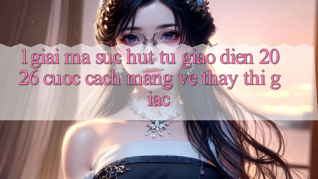 1. Giải Mã Sức Hút Từ “Giao Diện 2026” - Cuộc Cách Mạng Về Thấy Thị Giác