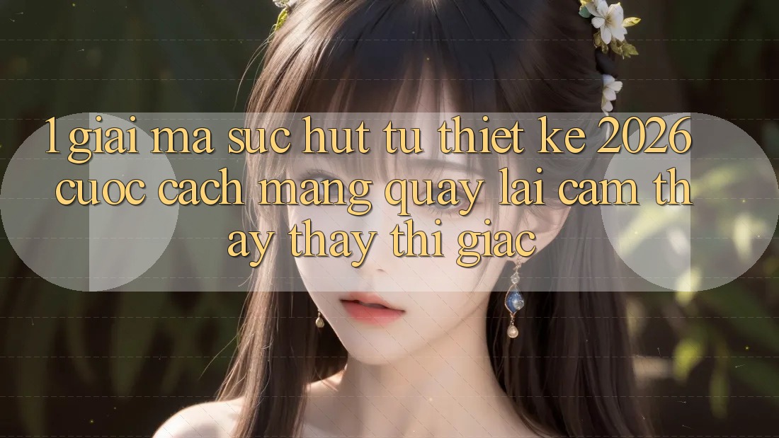 1. Giải Mã Sức Hút Từ “Thiết kế 2026” - Cuộc Cách Mạng Quay lại Cảm thấy thấy Thị Giác 1. Giải Mã Sức Hút Từ “Thiết kế 2026” - Cuộc Cách Mạng Quay lại Cảm thấy thấy Thị Giác