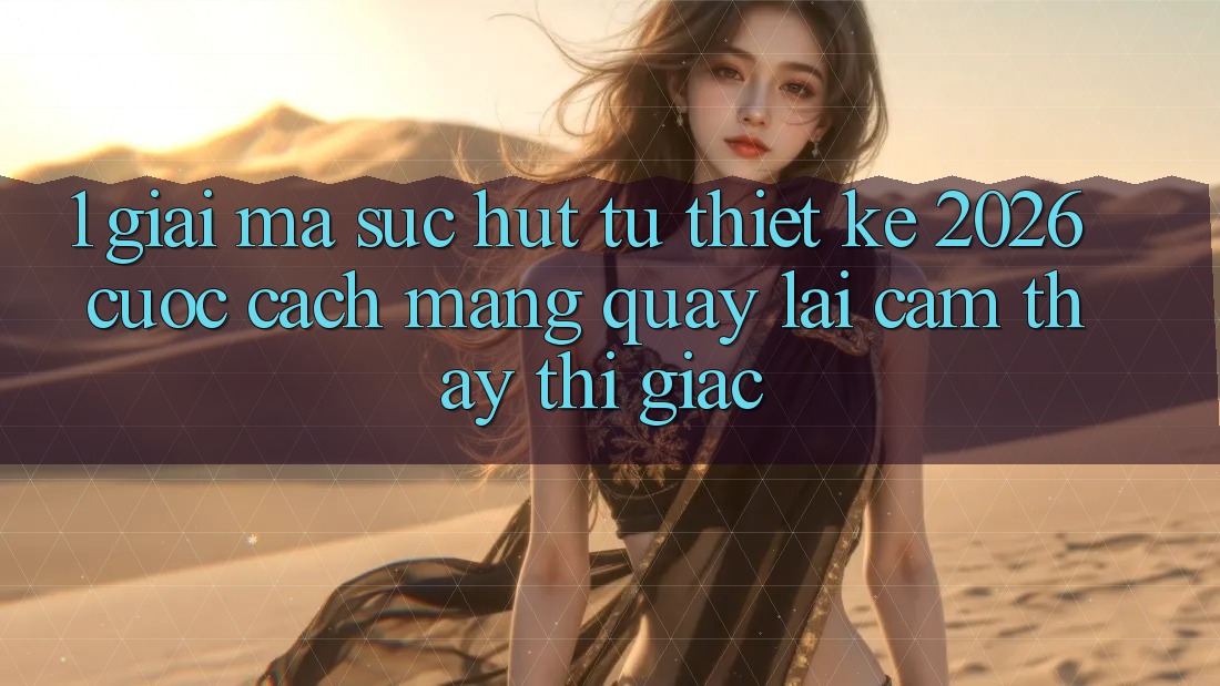 1. Giải Mã Sức Hút Từ “Thiết kế 2026” - Cuộc Cách Mạng Quay lại Cảm thấy Thị Giác