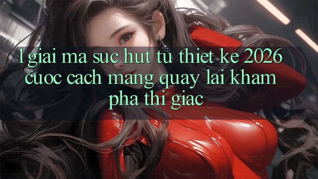 1. Giải Mã Sức Hút Từ “Thiết kế 2026” - Cuộc Cách Mạng Quay lại Khám phá Thị Giác