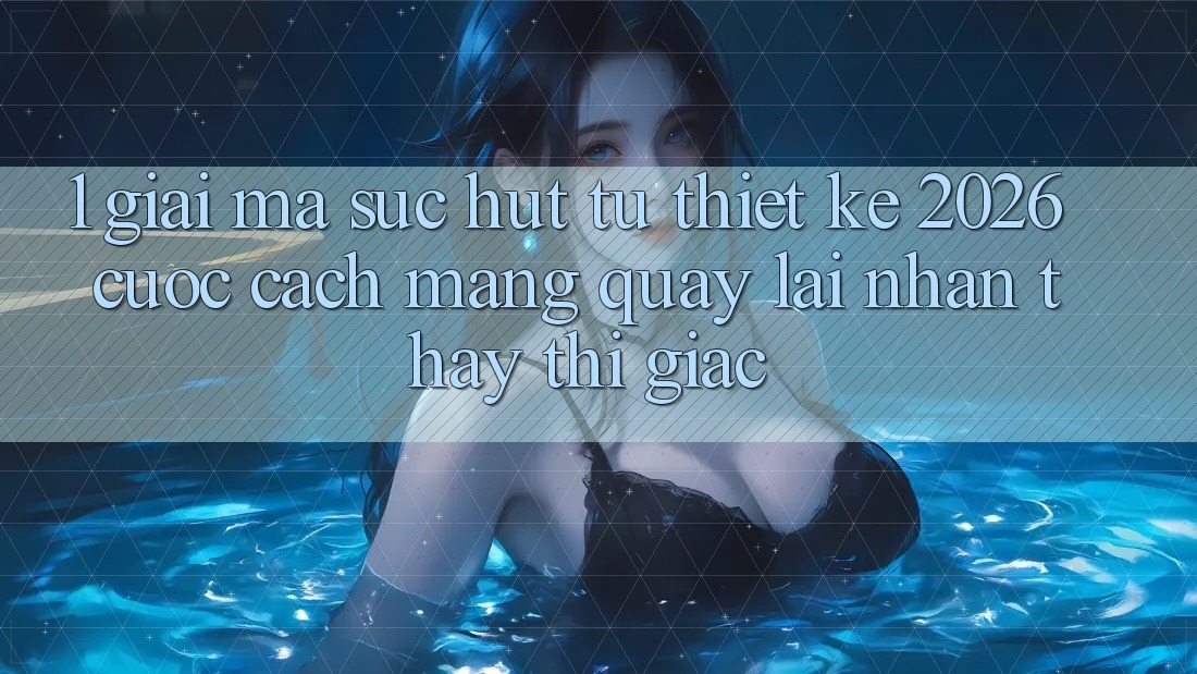 1. Giải Mã Sức Hút Từ “Thiết kế 2026” - Cuộc Cách Mạng Quay lại Nhận thấy Thị Giác 1. Giải Mã Sức Hút Từ “Thiết kế 2026” - Cuộc Cách Mạng Quay lại Nhận thấy Thị Giác