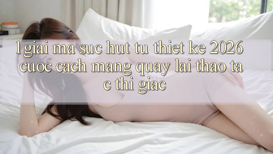 1. Giải Mã Sức Hút Từ “Thiết kế 2026” - Cuộc Cách Mạng Quay lại Thao tác Thị Giác