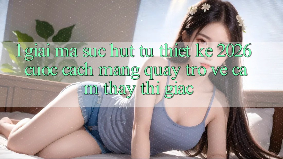 1. Giải Mã Sức Hút Từ “Thiết kế 2026” - Cuộc Cách Mạng Quay trở về Cảm thấy Thị Giác