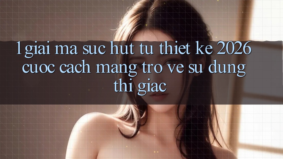 1. Giải Mã Sức Hút Từ “Thiết kế 2026” - Cuộc Cách Mạng Trở về Sử dụng Thị Giác