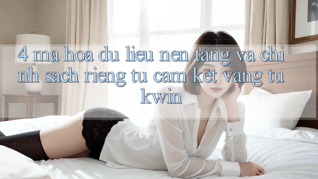 4. Mã hóa dữ liệu Nền tảng Và Chính sách riêng tư: Cam Kết Vàng Từ Kwin