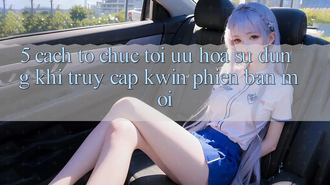 5. Cách tổ chức Tối Ưu Hóa Sử dụng Khi Truy Cập Kwin Phiên Bản Mới 5. Cách tổ chức Tối Ưu Hóa Sử dụng Khi Truy Cập Kwin Phiên Bản Mới
