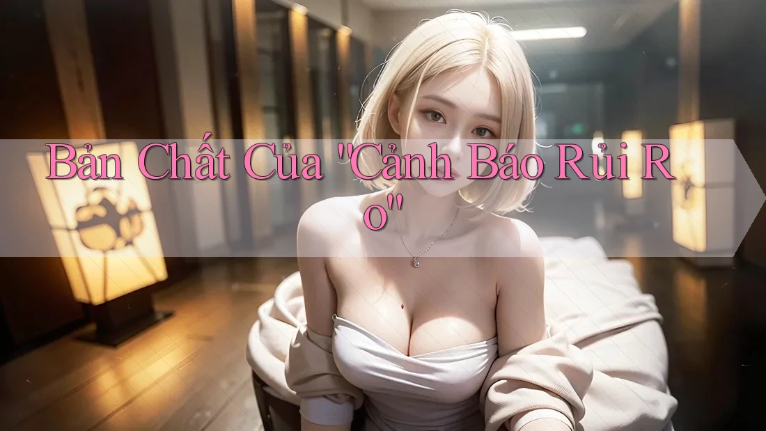 Bản Chất Của “Cảnh Báo Rủi Ro” Bản Chất Của “Cảnh Báo Rủi Ro”