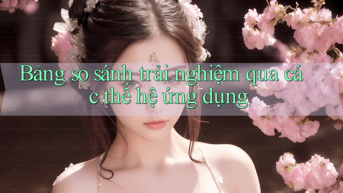 Bảng so sánh trải nghiệm qua các thế hệ ứng dụng