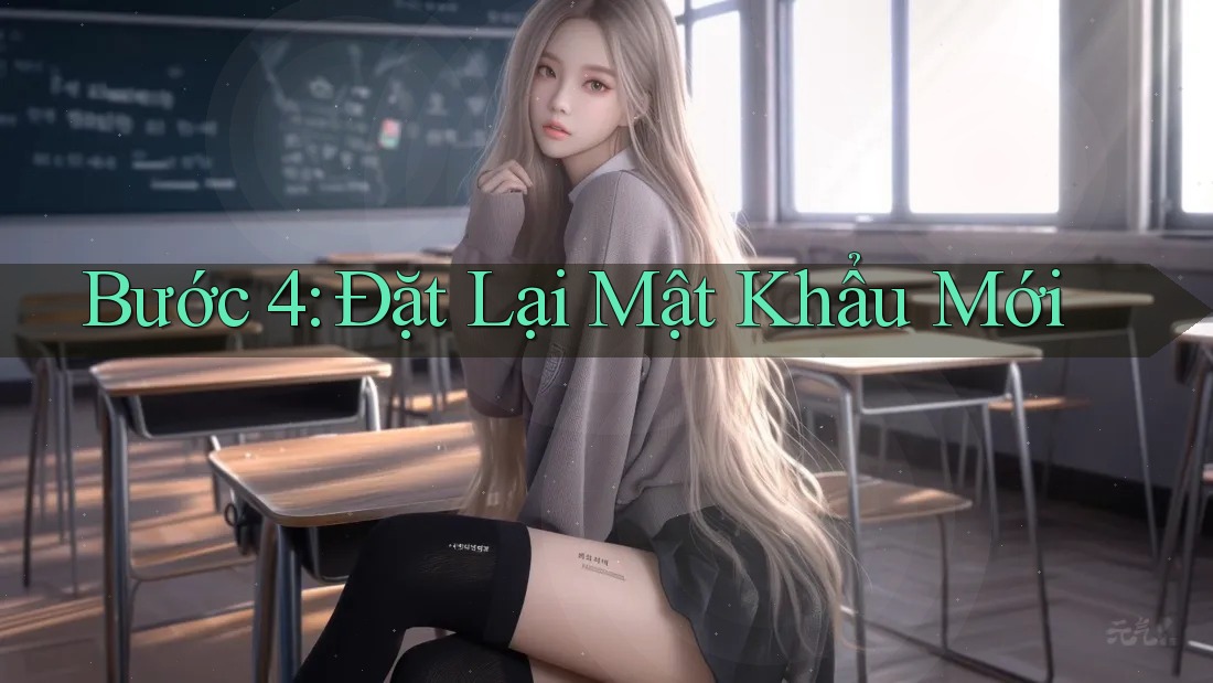 Bước 4: Đặt lại mật khẩu mới Bước 4: Đặt lại mật khẩu mới