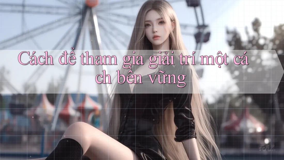 Cách để tham gia giải trí một cách bền vững Cách để tham gia giải trí một cách bền vững