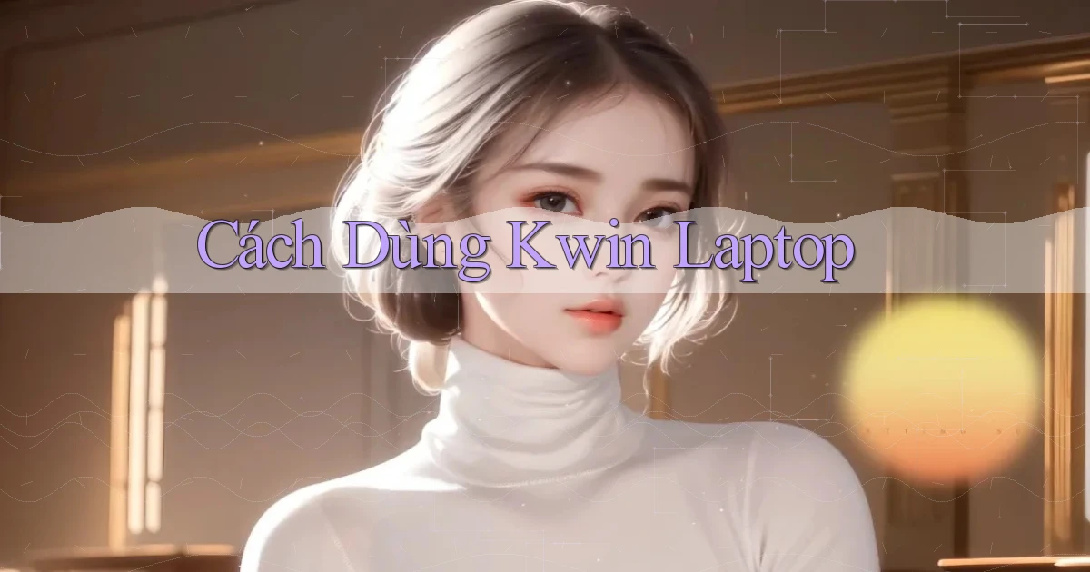 cách dùng kwin laptop