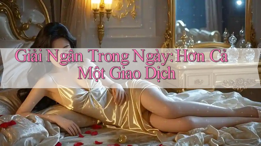 Giải Ngân Trong Ngày: Hơn Cả Một Giao Dịch Giải Ngân Trong Ngày: Hơn Cả Một Giao Dịch