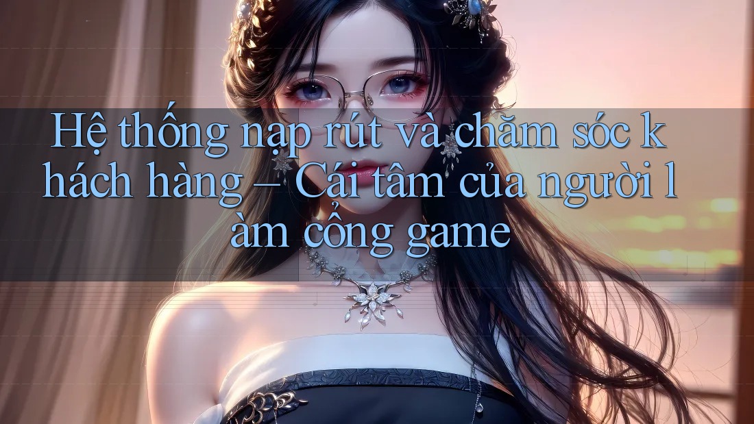 Hệ thống nạp rút và chăm sóc khách hàng – Cái tâm của người làm cổng game Hệ thống nạp rút và chăm sóc khách hàng – Cái tâm của người làm cổng game