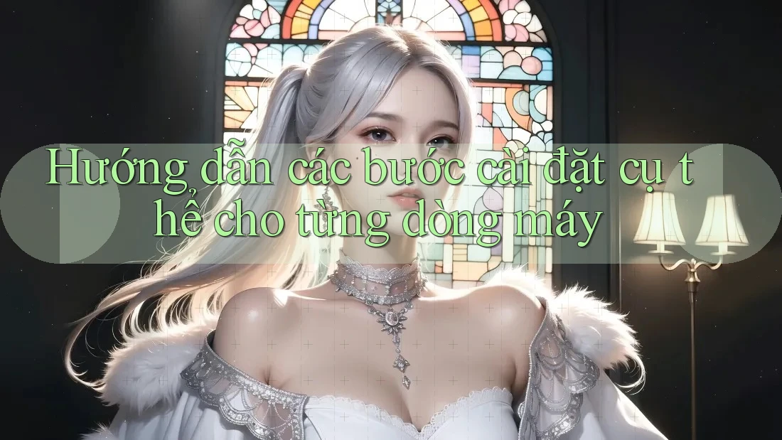 Hướng dẫn các bước cài đặt cụ thể cho từng dòng máy