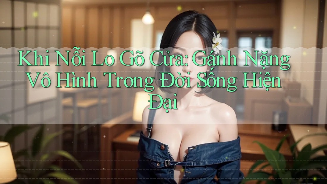Khi Nỗi Lo Gõ Cửa: Gánh Nặng Vô Hình Trong Đời Sống Hiện Đại