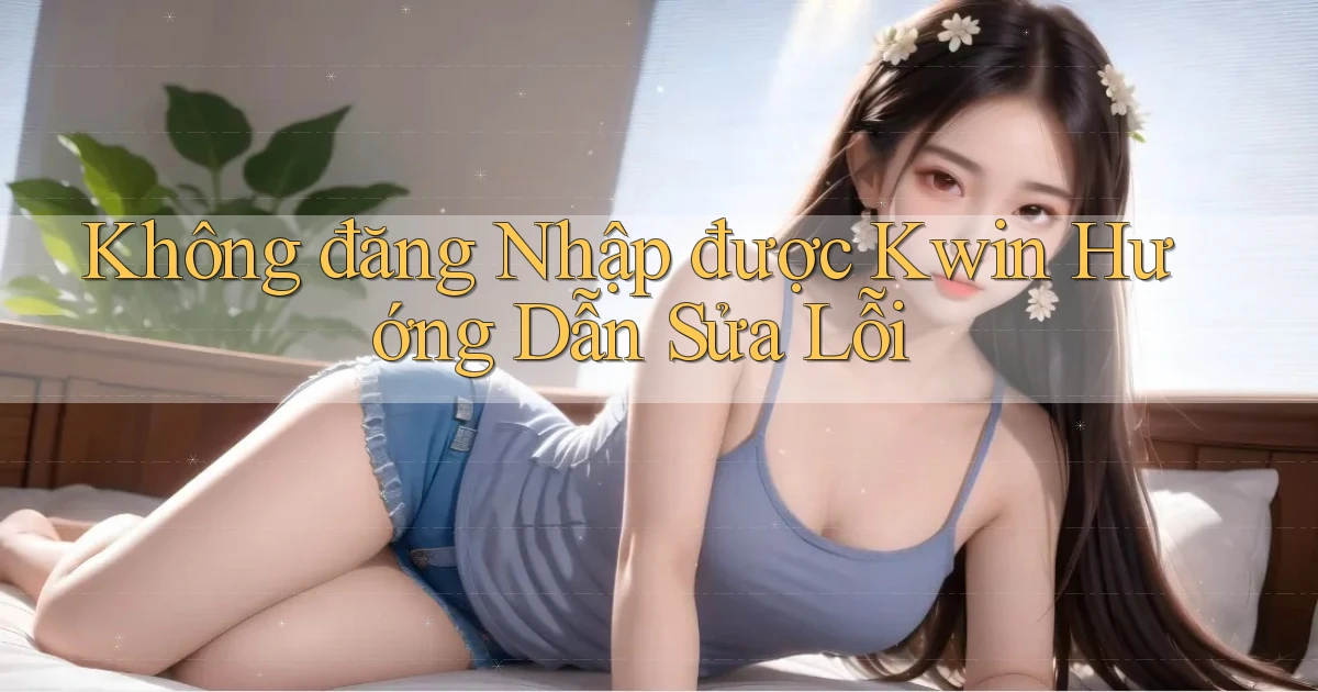 không đăng nhập được kwin hướng dẫn sửa lỗi