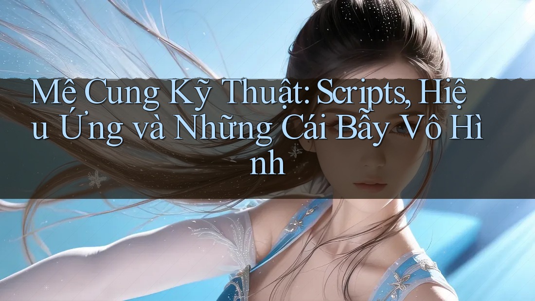 Mê Cung Kỹ Thuật: Scripts, Hiệu Ứng và Những Cái Bẫy Vô Hình