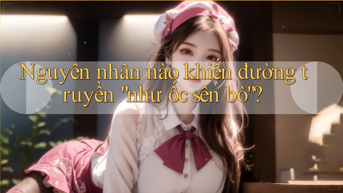 Nguyên nhân nào khiến đường truyền “như ốc sên bò”? Nguyên nhân nào khiến đường truyền “như ốc sên bò”?