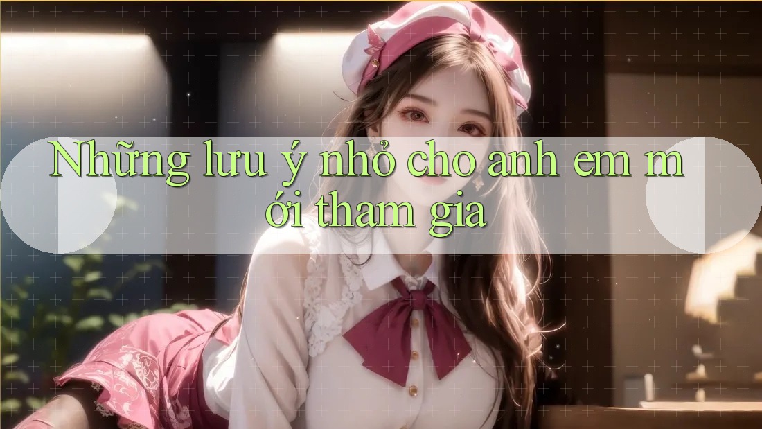 Những lưu ý nhỏ cho anh em mới tham gia