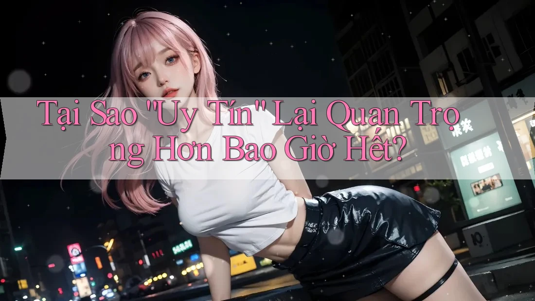 Tại Sao “Uy Tín” Lại Quan Trọng Hơn Bao Giờ Hết?