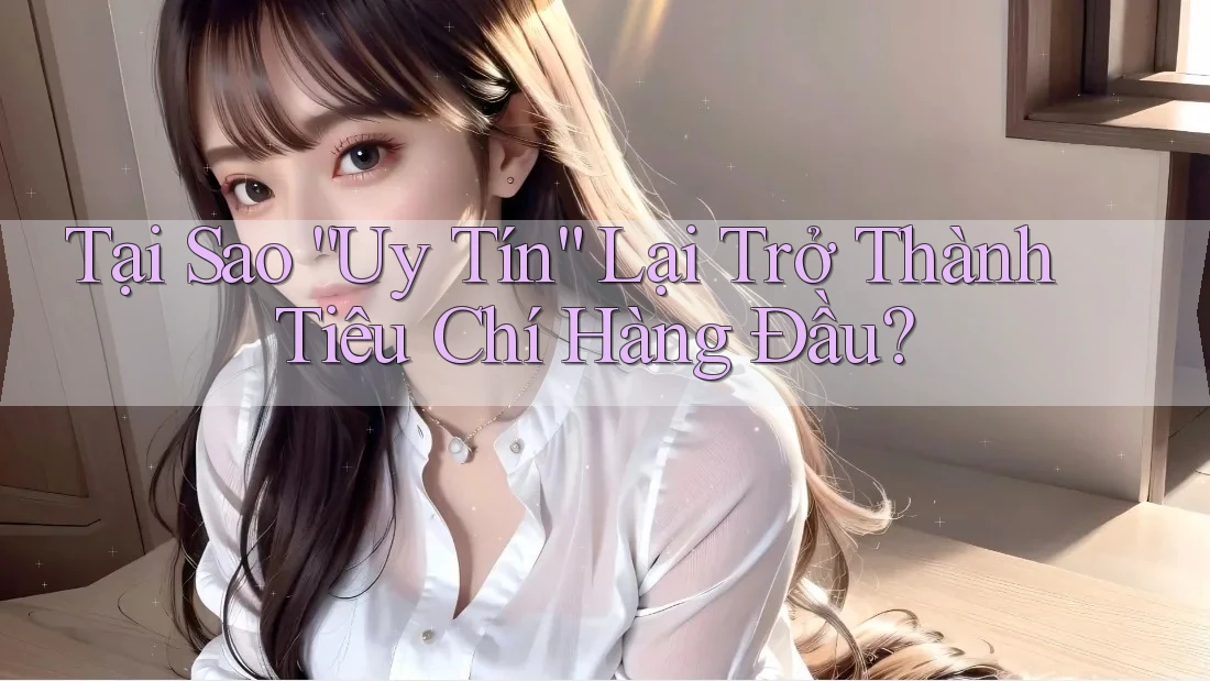 Tại Sao “Uy Tín” Lại Trở Thành Tiêu Chí Hàng Đầu? Tại Sao “Uy Tín” Lại Trở Thành Tiêu Chí Hàng Đầu?