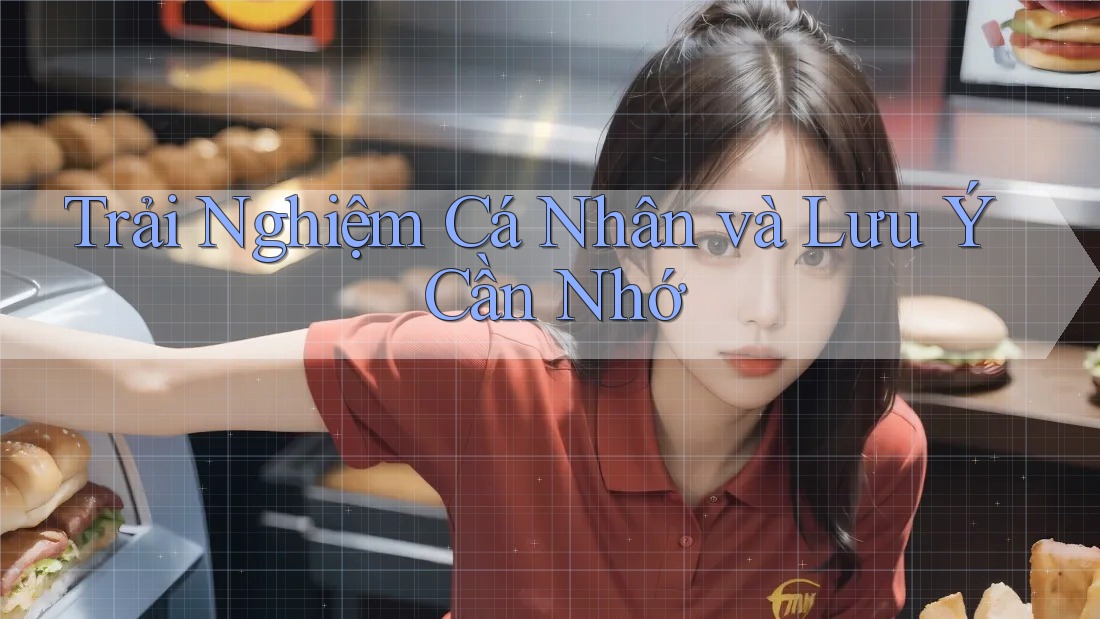 Trải Nghiệm Cá Nhân Và Lưu Ý Cần Nhớ