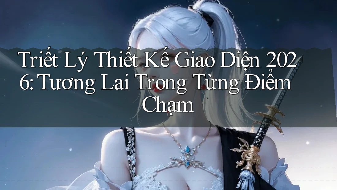 Triết Lý Thiết Kế Giao Diện 2026: Tương Lai Trong Từng Điểm Chạm