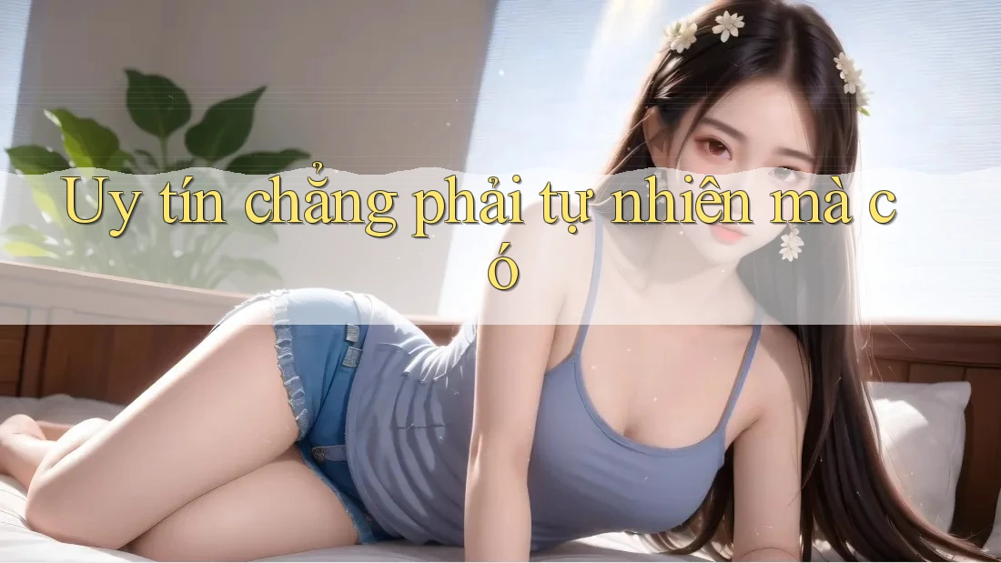 Uy tín chẳng phải tự nhiên mà có